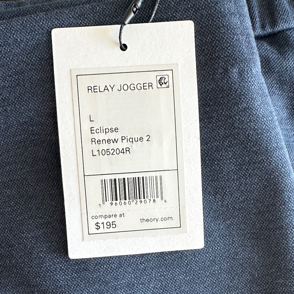 Theory Relay Jogger in Deep Blue